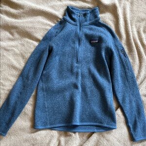 Patagonia Blue Quarter-Zip Sweatshirt